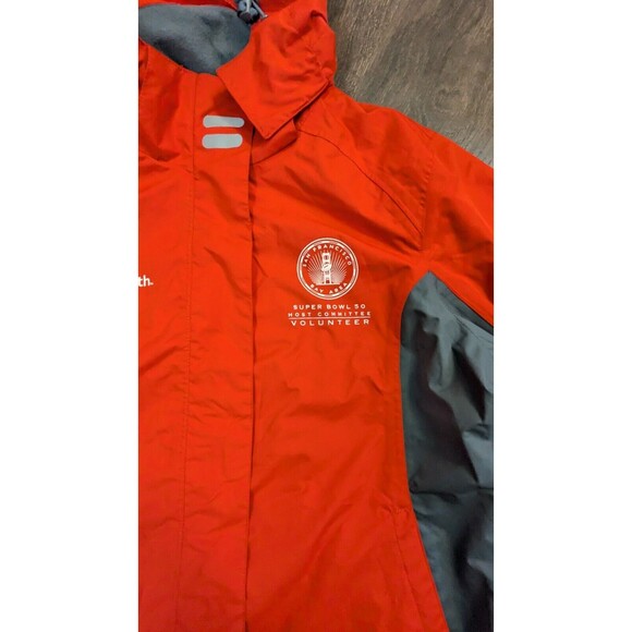 NFL Superbowl 50 Volunteer Medium Jacket Full front Zipper Drawstring Hood (m) - Picture 3 of 4